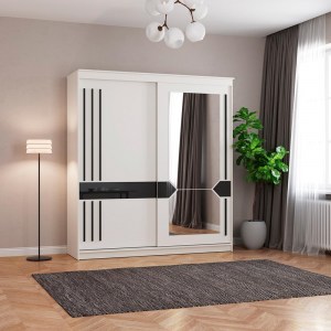 Марко 95.09 Шкаф-купе 2-х дверный (Олмеко) Белый